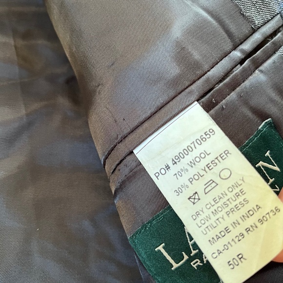 Lauren Ralph Lauren Wool blend Blazer 50r lined suit jacket - Picture 11 of 13
